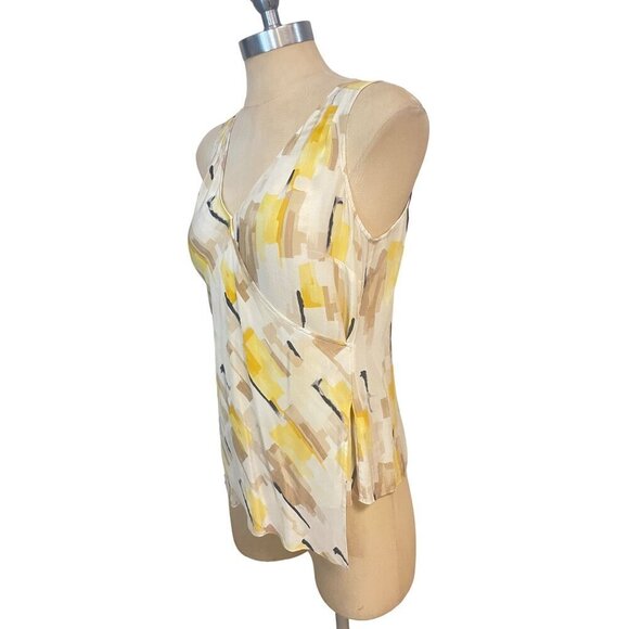 White House Black Market 100% Silk Sleeveless Blouse XS - Picture 2 of 5